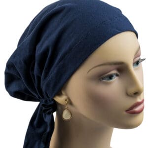 Headscarf lycra navy