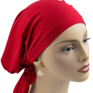 Headscarf lycra red