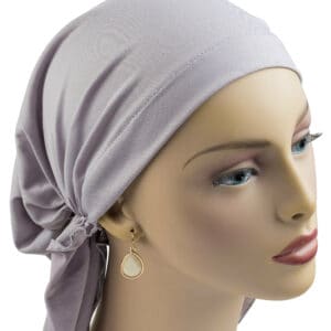 Headscarf lycra silver