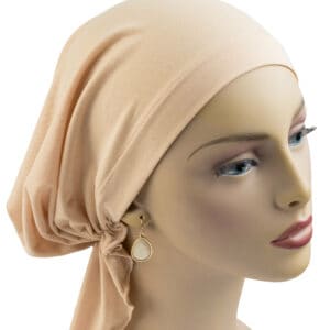 Headscarf lycra beige